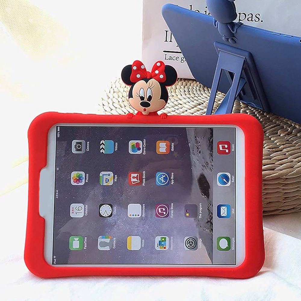 Силіконова накладка для  iPad Pro 11 2018 /  iPad Air 10.9 Міккі червона-0